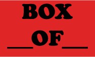 Box __ Of __ Shipping Label (#LR22AL)