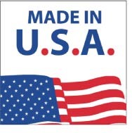Made In U.S.A. Shipping Label (#LR28AL)