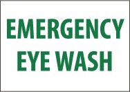 Emergency Eye Wash Sign (#M81)