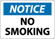 Notice No Smoking Sign (#N166LF)
