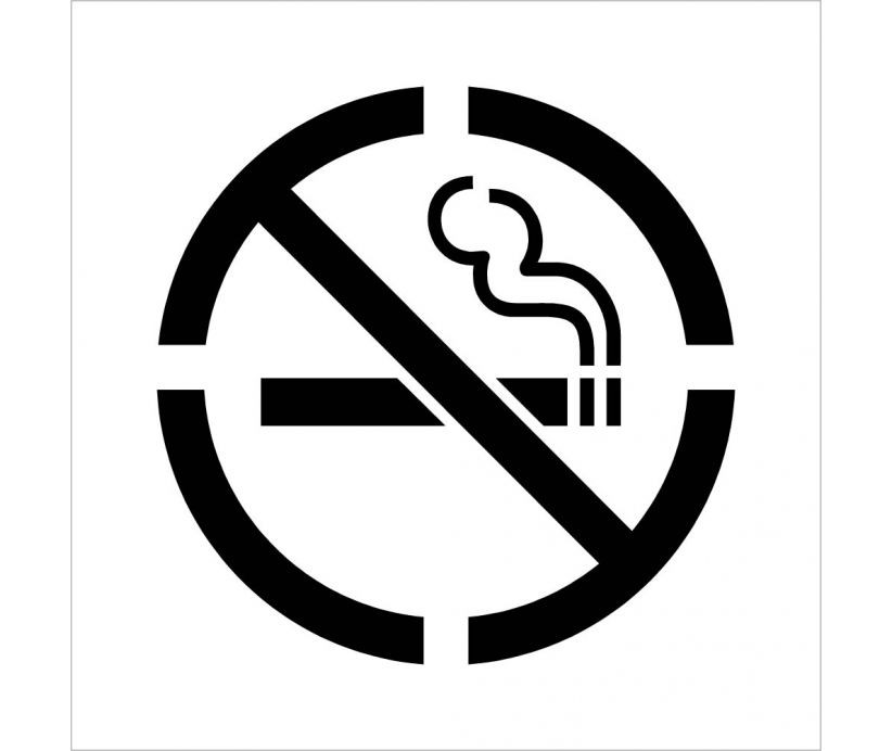 No Smoking Stencil (#PMS207)