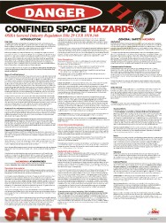 Confined Space Hazards Poster (#PST007)