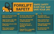 Forklift Safety Poster (#PST111)