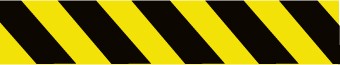 Yellow/Black Stripe Barricade Tape(#PT65-200)