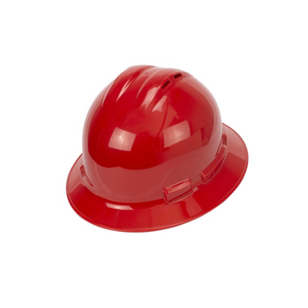 Radians Quartz™ Vented Full Brim Hard Hat (#QHR4V-RED)