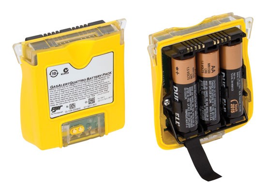 Alkaline Battery Pack with Batteries, yellow (#QT-BAT-A01)