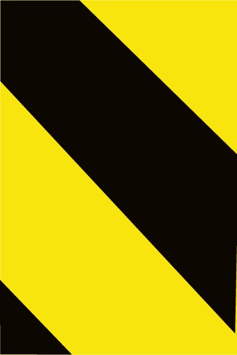 Reflective Tape, Black/Yellow