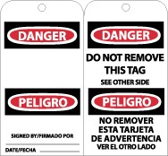Danger Bilingual Tag (#RPT109)