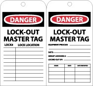 Danger Lock-Out Master Tag (#RPT111)