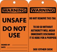 Warning Unsafe Do Not Use Tag (#RPT150)