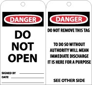 Danger Do Not Open Tag (#RPT19)