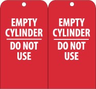 Empty Cylinder Do Not Use Tag (#RPT35)