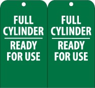 Full Cylinder Ready For Use Tag (#RPT36)