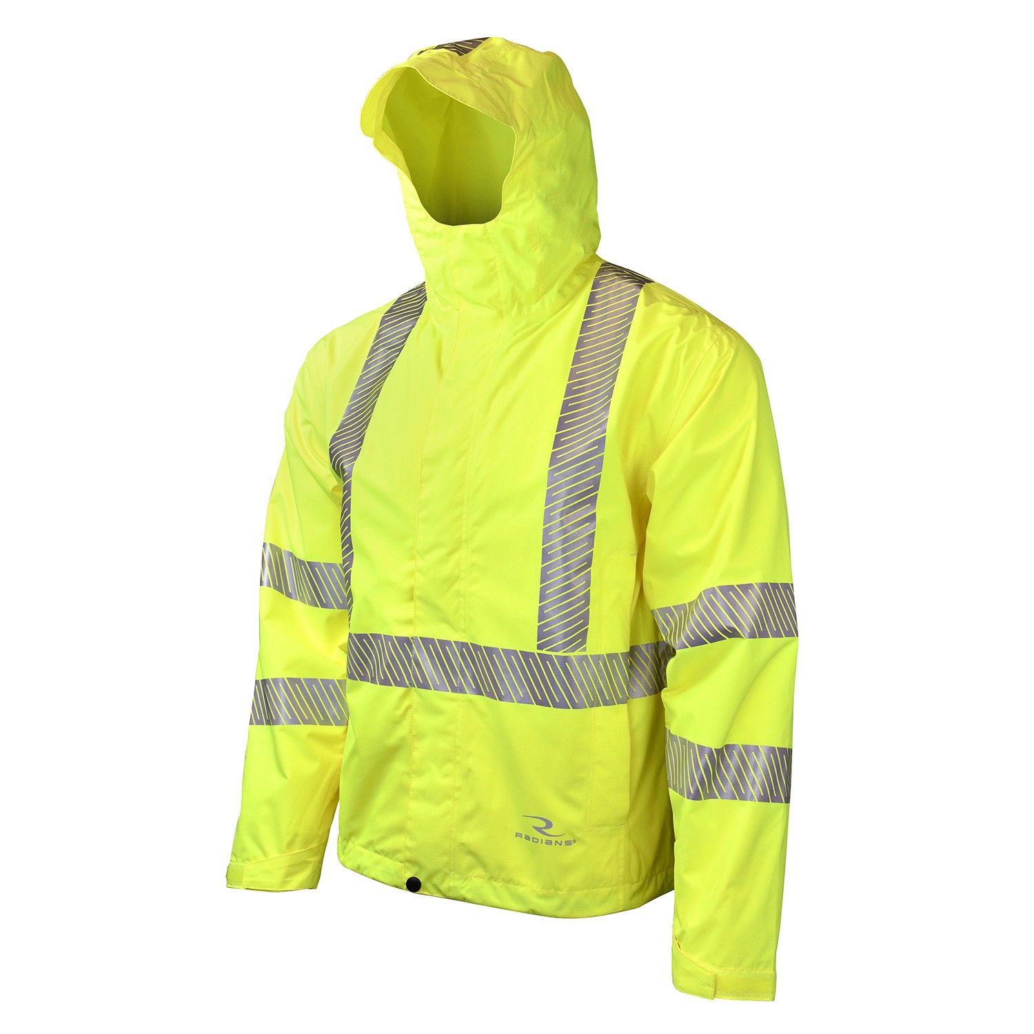 Radians® Lightweight Waterproof Rain Jacket (#RW11-3ZGR)