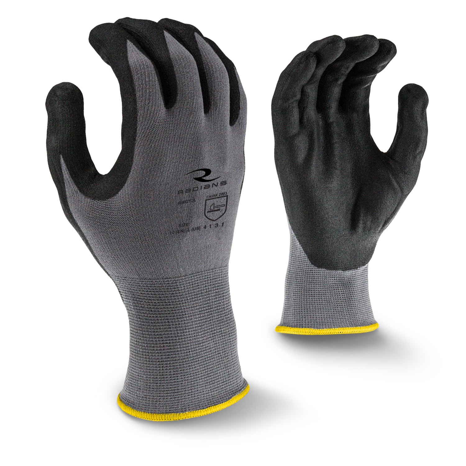 Radians Foam Nitrile Gripper Glove (#RWG13)