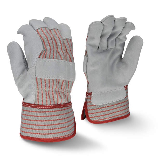Radians Fleece Lined Economy Shoulder Gray Split Leather Glove (#RWG3105)