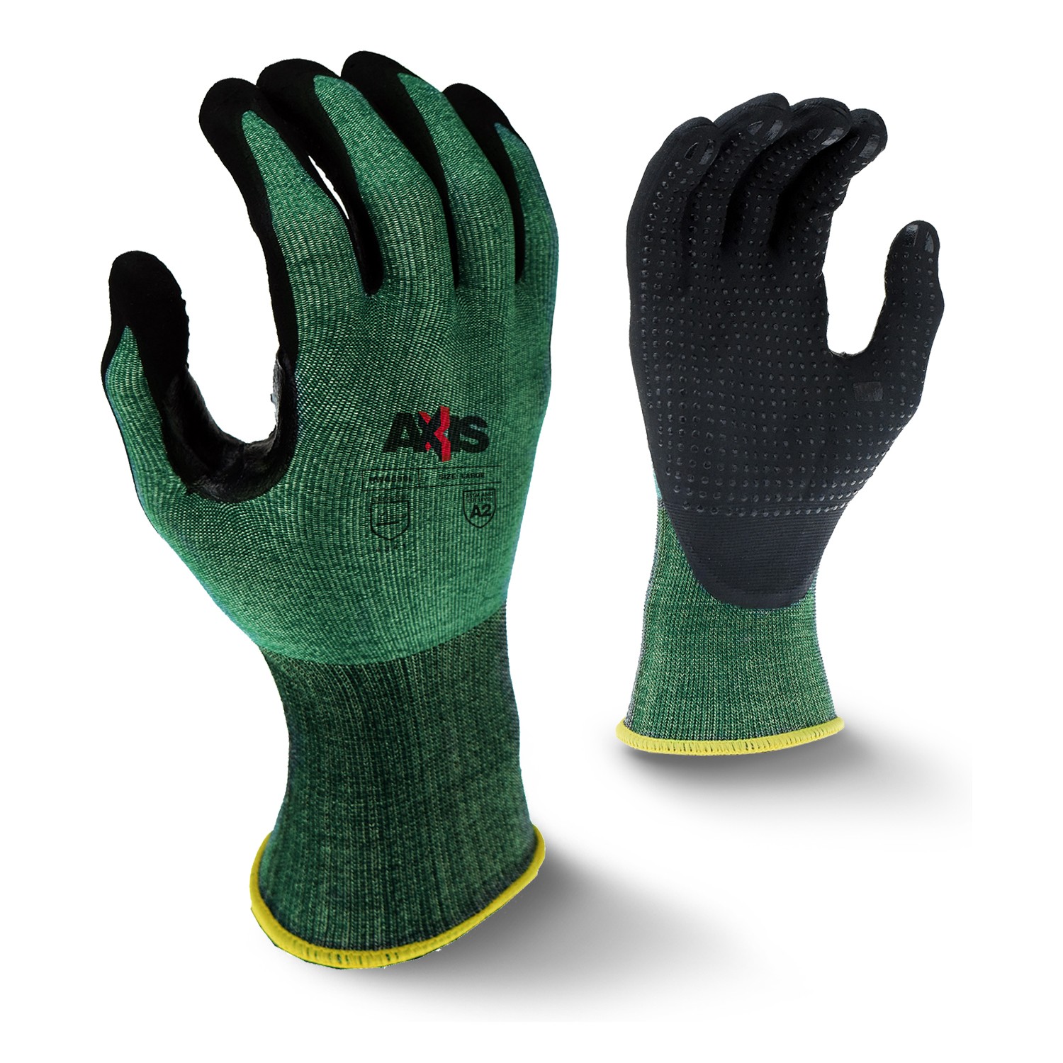Axis™ Cut Protection Foam Nitrile Coated Glove With Dotted Palm (#RWG538)