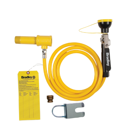 Drench Shower Hand-Held Hose Spray Retrofit Kit (#S19-430SH)