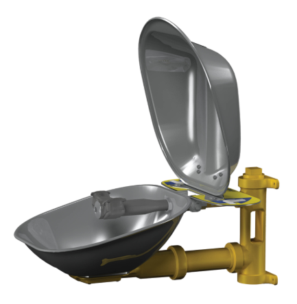 Halo Eyewash, Stainless Steel Bowl & Dust Cover (#S19224DC)
