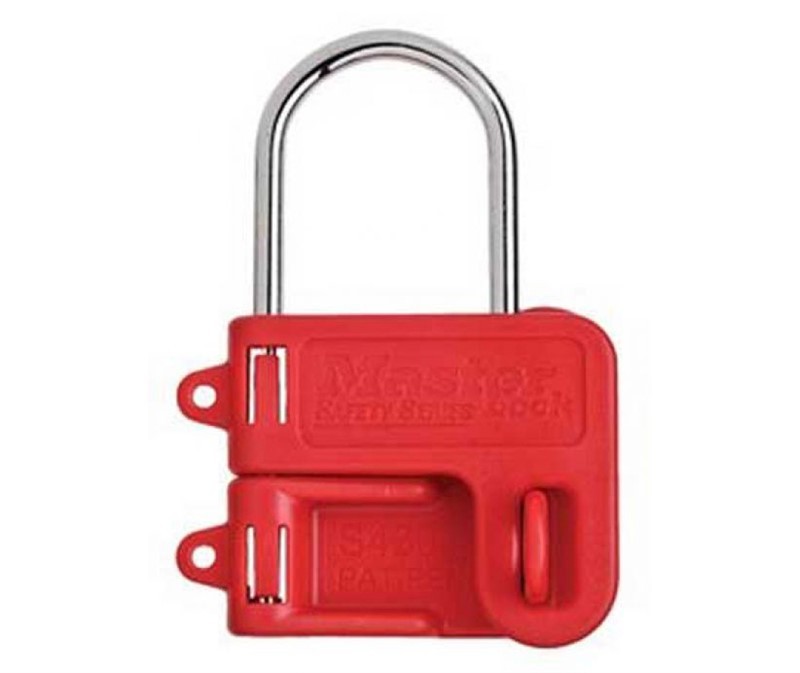 2.25" RED PLASTIC LOCKOUT HASP (#S430)