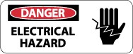 Danger Electrical Hazard Pictorial Sign (#SA158)