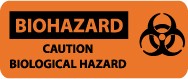 Warning Caution Biological Hazard Pictorial Sign (#SA52)