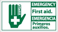 Emergency First Aid Spanish Sign (#SFA1)