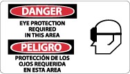 Danger Eye Protection Required In This Area Spanish Sign (#SPSA102)
