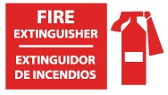 Fire Extinguisher Spanish Sign (#SPSA121)
