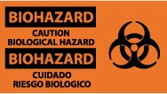 Biohazard Caution Biological Hazard Spanish Sign (#SPSA52)