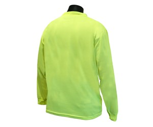 Long Sleeve Non-Rated T-Shirt, Hi-Viz Green (#ST21-NPGS)