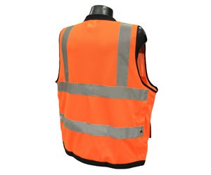 Class 2 Heavy Duty Surveyor Vest, Hi-Viz Orange (#SV59-2ZOD)