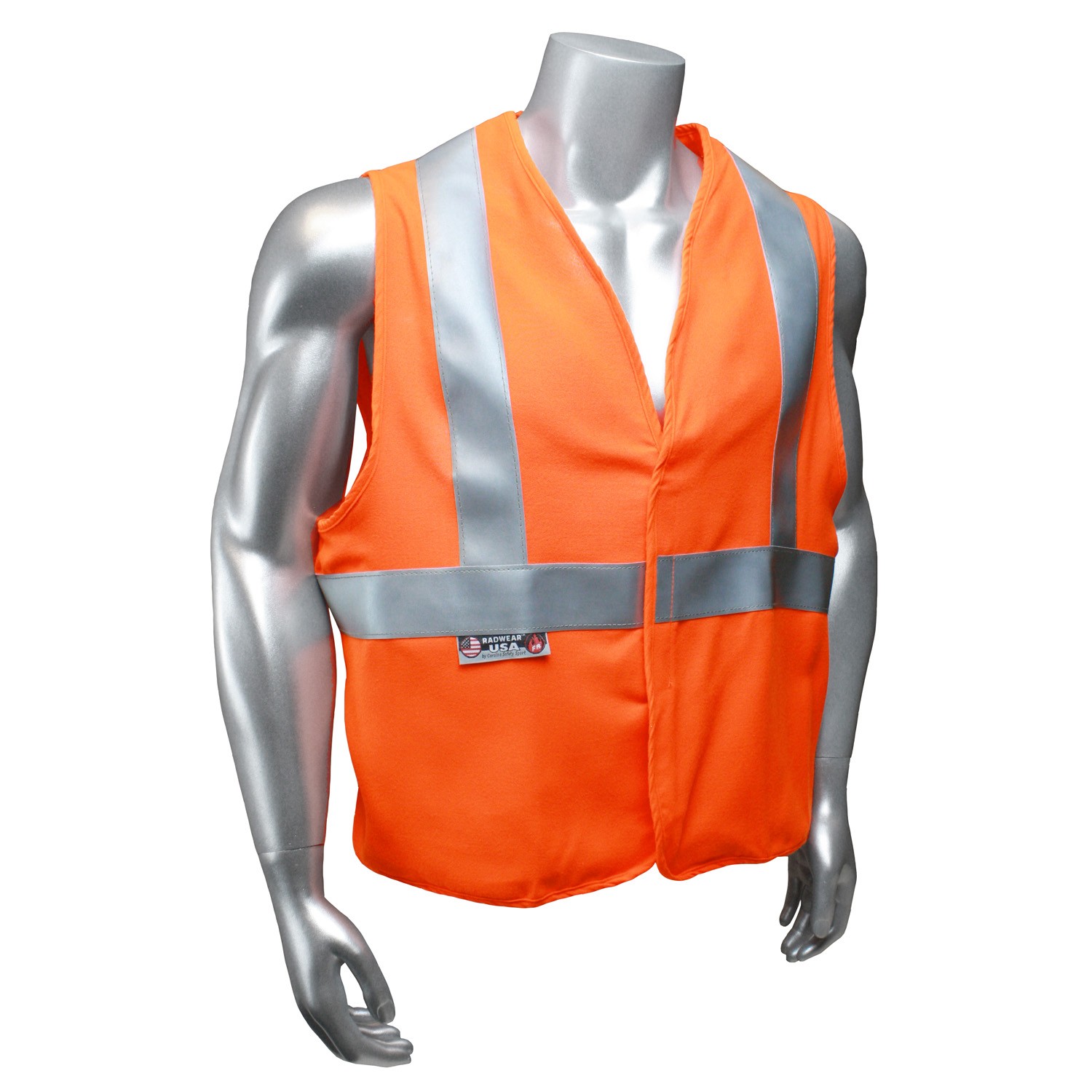 Basic Modacrylic FR Class 2 Vest, Orange (#SV92-2VOSFR)