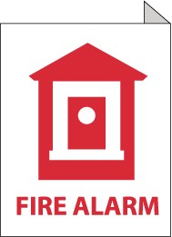 Fire Alarm 2-Vue Sign (#TV7)