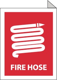 Fire Hose 2-Vue Sign (#TV8)