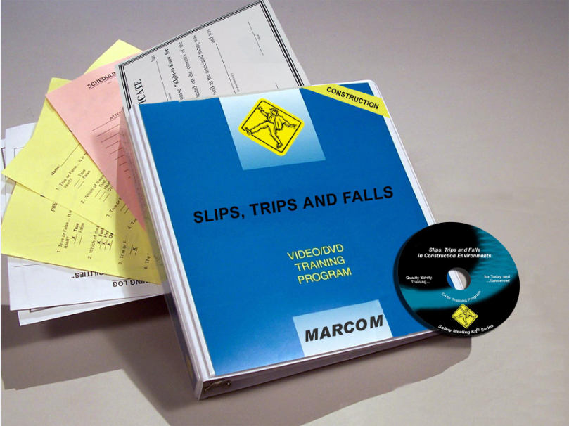 Slips, Trips, and Falls in Construction Environments DVD Program (#V0003339ET)