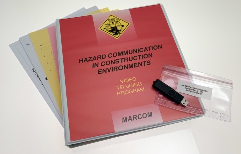 Hazard Communication in Construction Environments DVD Program on USB (#V000357UET)