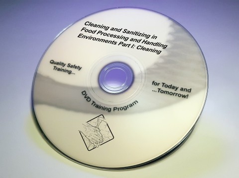 Cleaning and Sanitizing in Food Processing and Handling Environments Part I: Cleaning DVD Program (#VFDS4149EM)