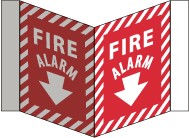 Fire Alarm Visi Sign (#VS28W)