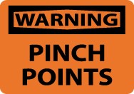 Warning Pinch Points Sign (#W149)
