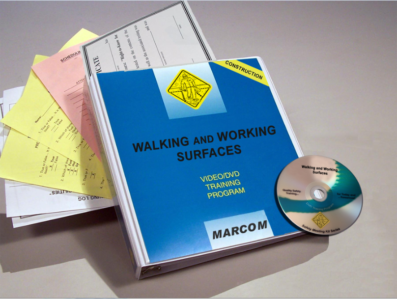 Walking and Working Surfaces in Construction Environments DVD Program (#V0002479EM)