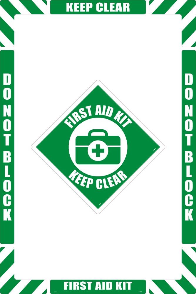 First Aid Floor Marking Kit
