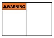 Warning Machine Label (blank) (#WGA20AP)