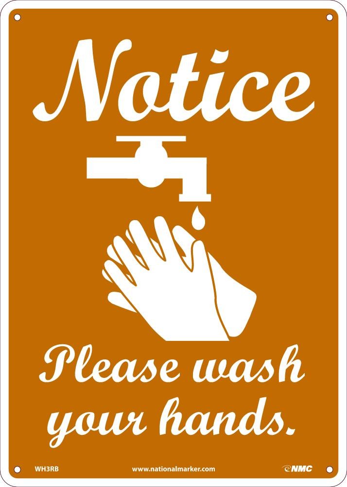 NOTICE PLEASE WASH YOUR HANDS (#WH3RB)