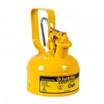 Justrite Type I Safety Can, pint, Yellow (#10011)