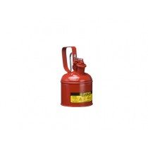 Justrite Type I Safety Can, quart, Red (#10101)