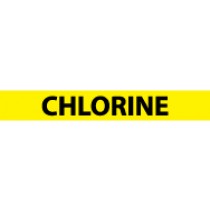 Chlorine Pressure-Sensitive Vinyl Pipe Marker (#1049Y)