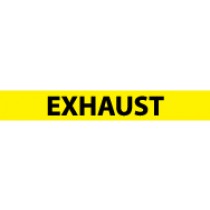 Exhaust Pressure-Sensitive Vinyl Pipe Marker (#1096Y)