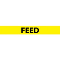 Feed Pressure-Sensitive Vinyl Pipe Marker (#1100Y)