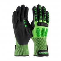 Maximum Safety® TuffMax3™ Seamless Knit HPPE Blend with Nitrile Grip and TPR Impact Protection  (#120-5130)
